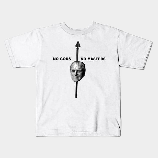 Prince Philip Commemorative Kids T-Shirt by RichieDuprey